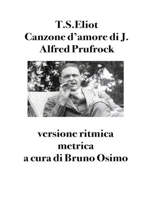 cover image of Canzone d'amore di J. Alfred Prufrock